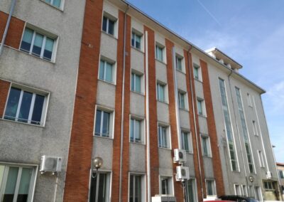 Interventi di miglioramento sismico presso l’Edificio B del Campus Biomedico Pietro d’Abano di via Orus dell’Azienda Ospedaliera di Padova.